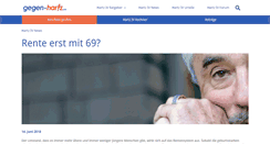 Desktop Screenshot of gegen-hartz.de